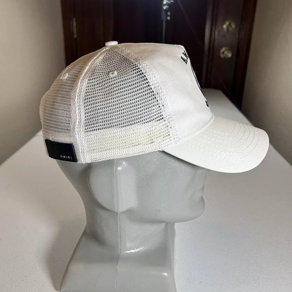 Amiri Cap Hat Zig Zag White Black Size: ONE SIZE - Picture 3 of 14